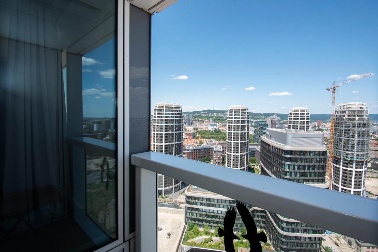 Luxury 1Bdrm On The 28Th Floor Lejlighed Bratislava Eksteriør billede